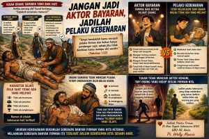 TOPENG ROHANI DAN KARAKTER SEJATI Ketika Tuhan Mencari Pelaku, Bukan Pemeran
